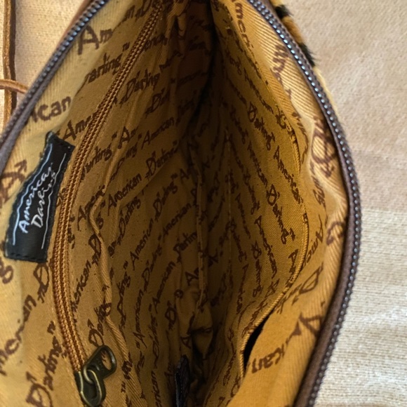 American Darling Leather Crossbody or Clutch Bag - Picture 4 of 6